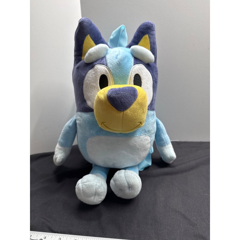 Bluey Plush Backpack Kids 16" Ludo Studio Polyester Fiber Cartoon Character TV S